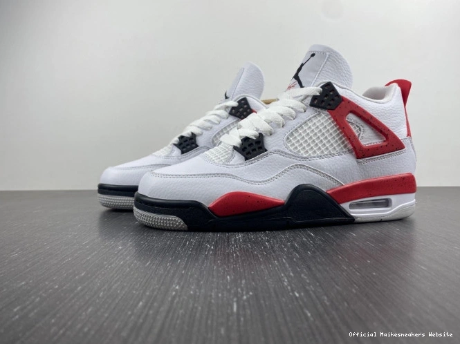 Official Maikesneakers DH6927-161 Red Jordan 4 Cement Air 0714